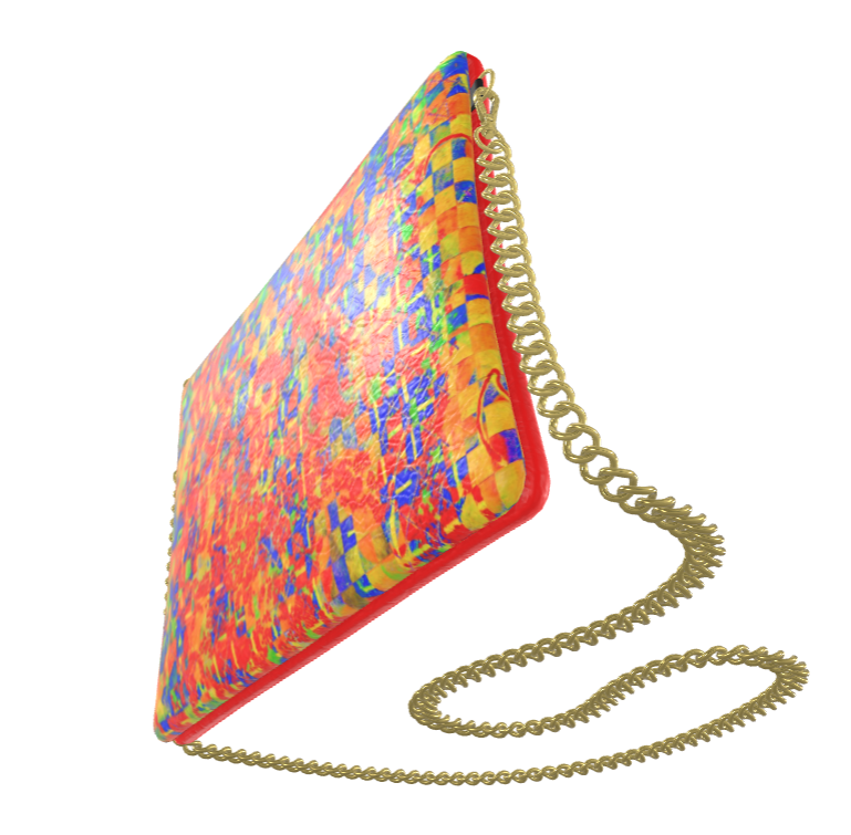Sac bandoulière Mosaico rouge