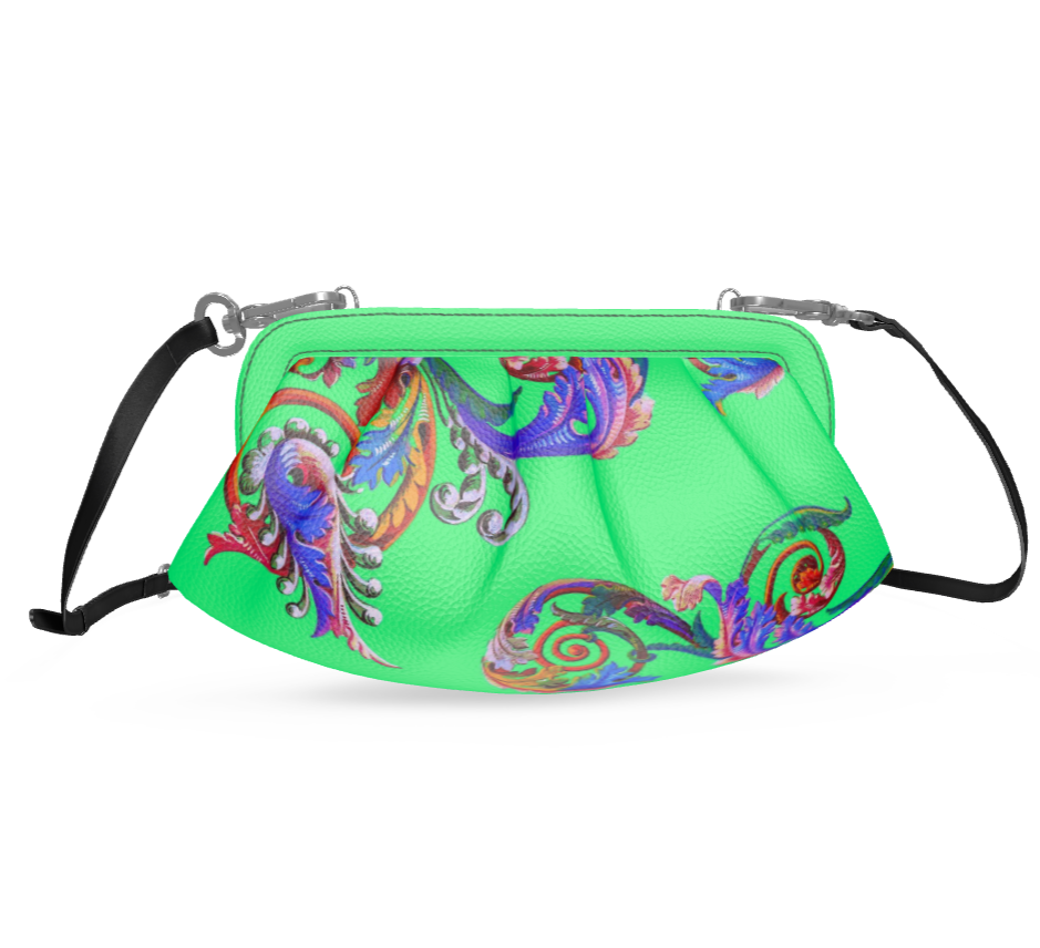 Sac souple plissé Royal vert