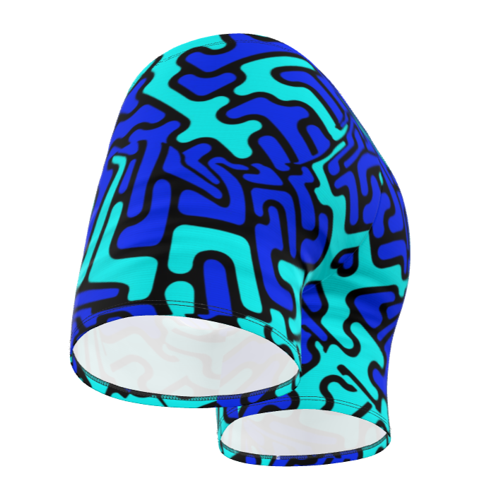 Costume da bagno uomo Labyrinth celeste blu