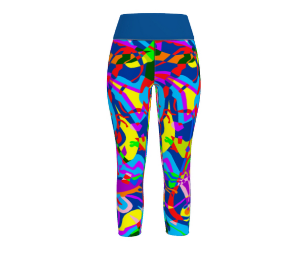 Leggings da palestra Donna Patchwork