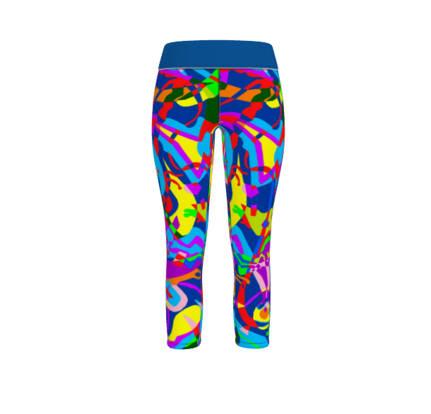 Leggings da palestra Donna Patchwork