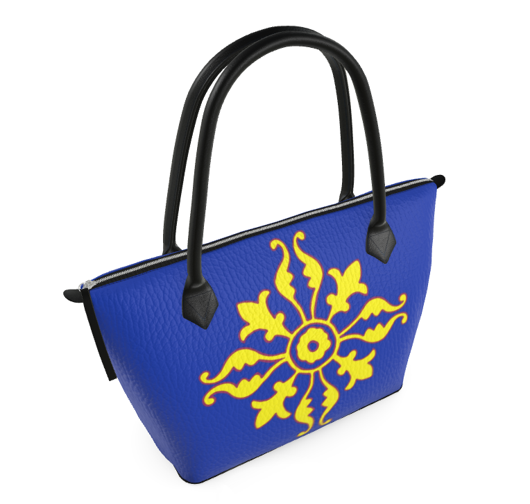 Sac femme zippé Loira Bleu