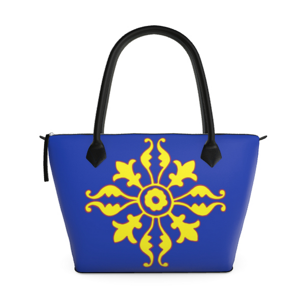 Sac femme zippé Loira Bleu