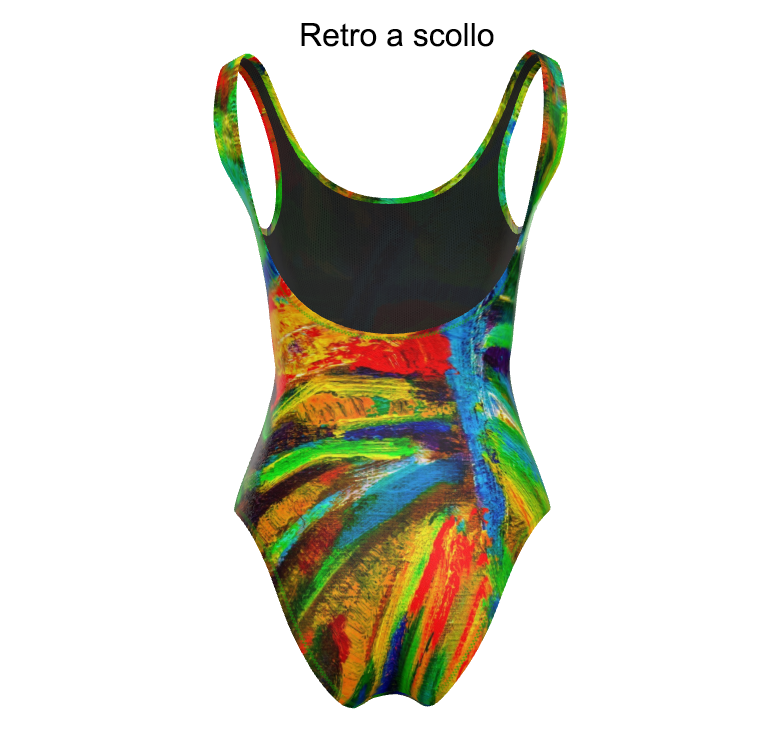 Costume donna da bagno intero Esotico 1