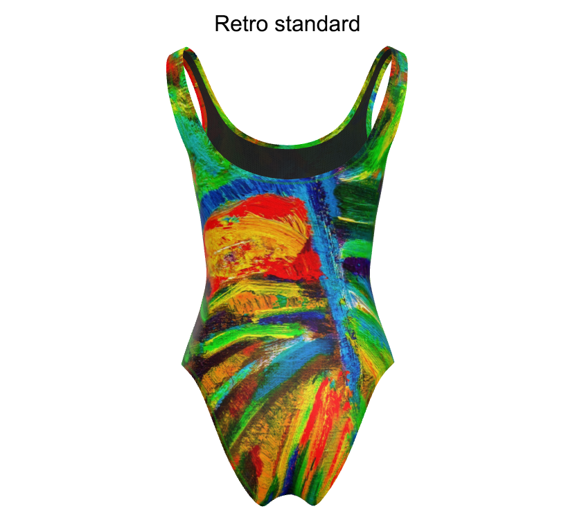 Costume donna da bagno intero Esotico 1
